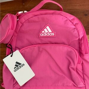 Adidas Kids Bright Pink Backpack (small)
